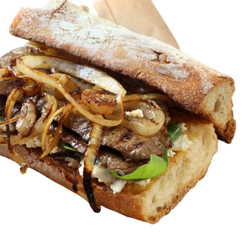 Jubilee Juice's Philly Steak Sandwich healthy fast food