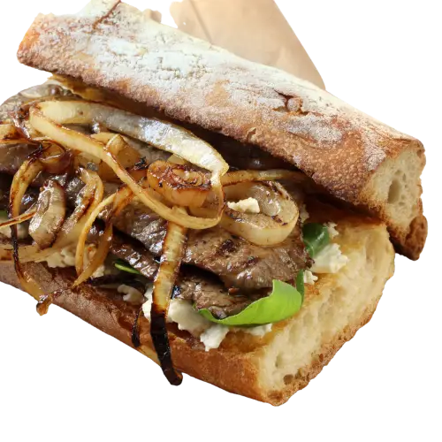 Jubilee Juice's Philly Steak Sandwich healthy fast food