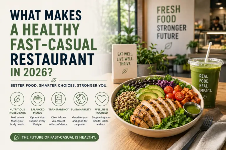What Makes A Healthy Fast-Casual Restaurant In 2026?