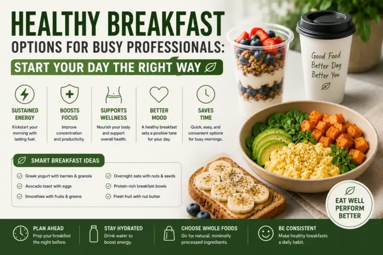 Healthy Breakfast Options for Busy Professionals: Start Your Day the Right Way