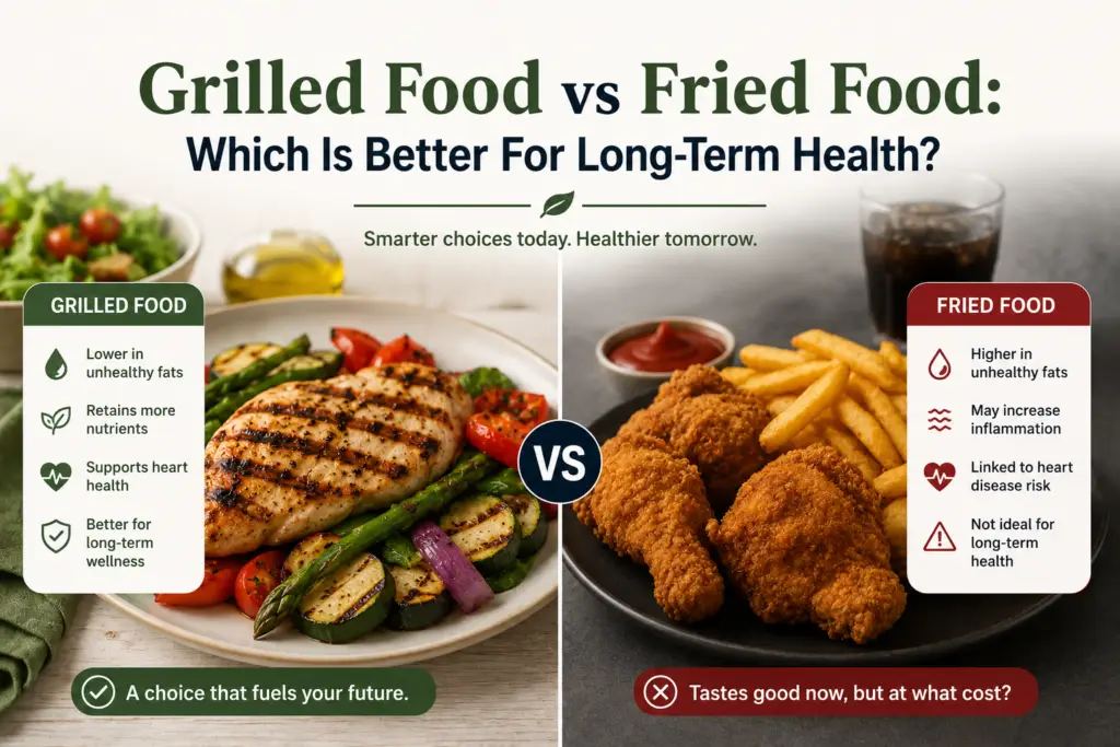 Grilled Food vs Fried Food: Which Is Better For Long-Term Health?