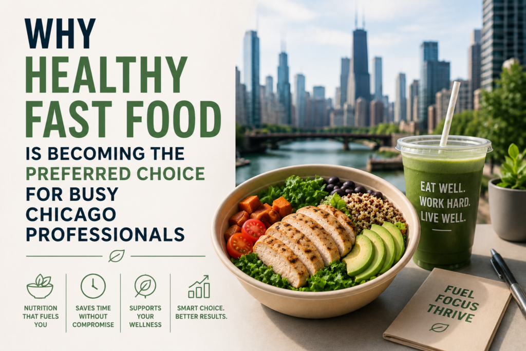 Why Healthy Fast Food Is Becoming The Preferred Choice For Busy Chicago Professionals