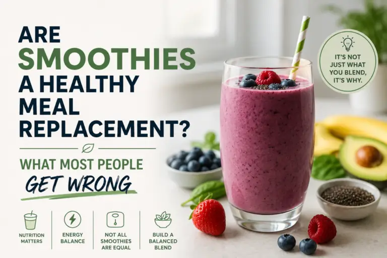 Are Smoothies A Healthy Meal Replacement? What Most People Get Wrong