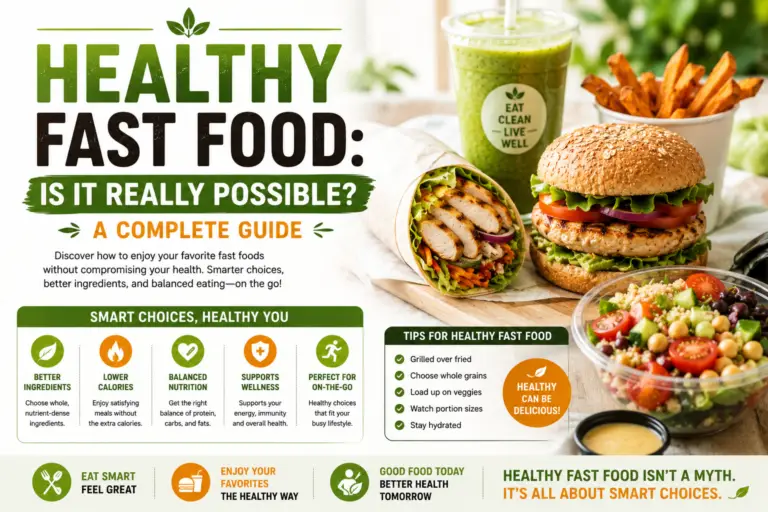 Healthy Fast Food: Is It Really Possible? A Complete Guide